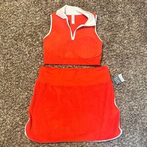 Offline by Aerie Hole In One Terry Skirt Set XL